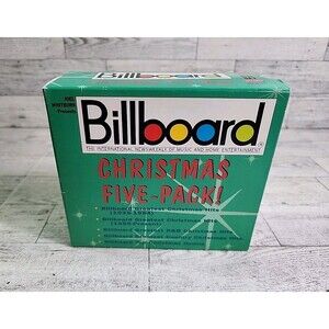 Vintage Billboard Christmas 5 CD Box Set Compilation 1998 Holiday Music USA